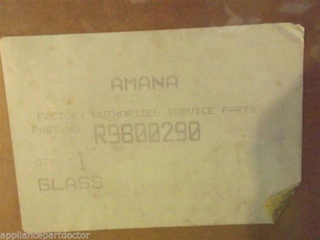 AMANA MICROWAVE R9800290 Glass NEW IN BOX AMANA MICROWAVE R9800290 Glass NEW IN BOX
